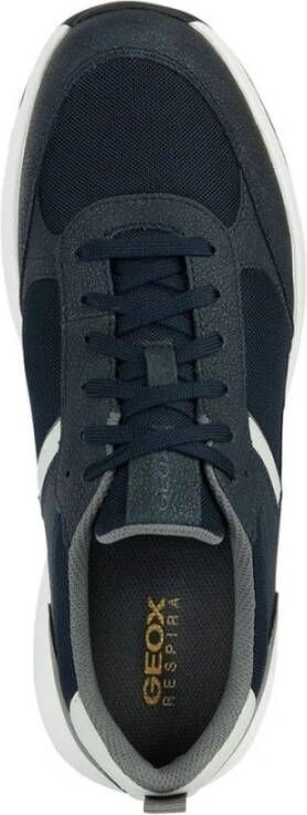 Geox Blauwe Sneakers voor Mannen Blue Heren