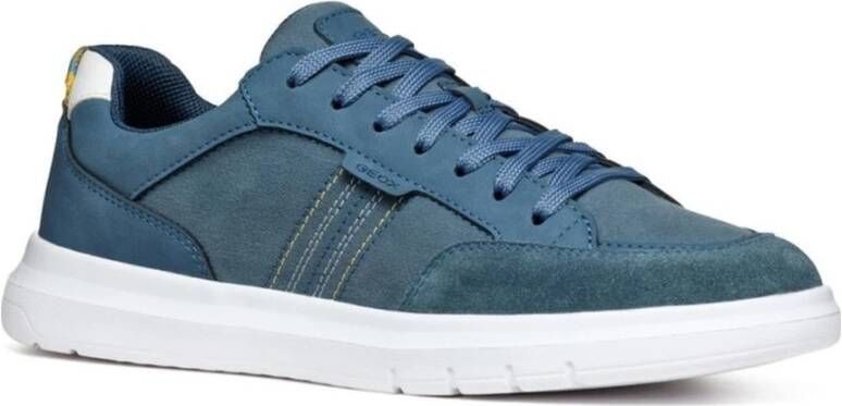 Geox Blauwe Sneakers voor Mannen Blue Heren