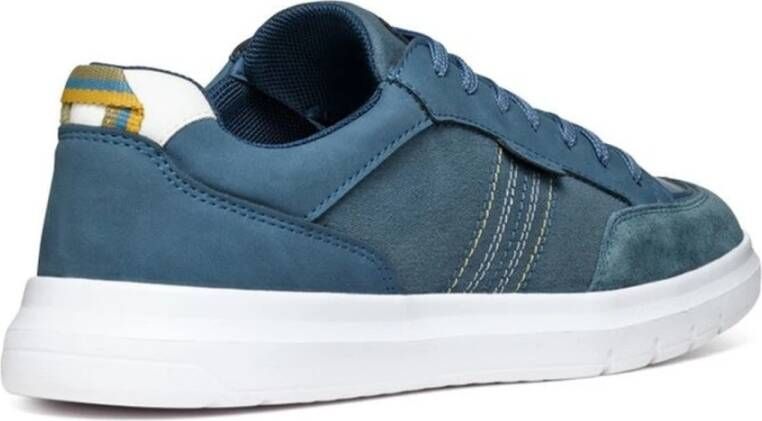 Geox Blauwe Sneakers voor Mannen Blue Heren