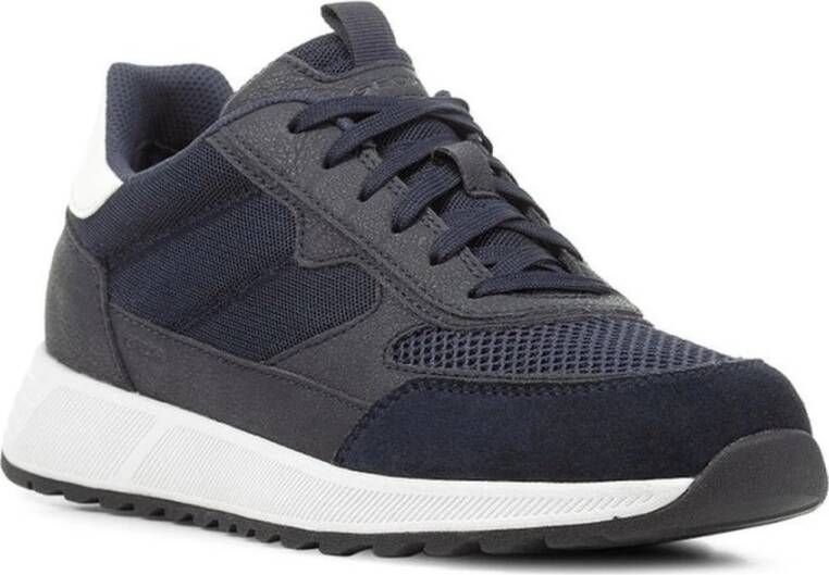 Geox Blauwe Sneakers voor Mannen Blue Heren