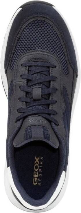 Geox Blauwe Sneakers voor Mannen Blue Heren