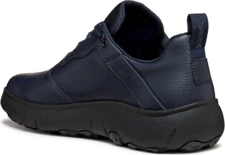 Geox Blauwe Vrijetijds Sneakers voor Mannen Blue Heren