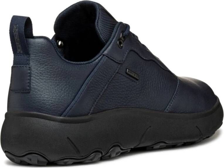 Geox Blauwe Vrijetijds Sneakers voor Mannen Blue Heren