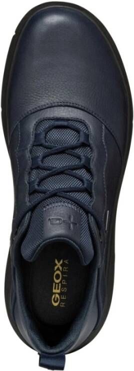 Geox Blauwe Vrijetijds Sneakers voor Mannen Blue Heren