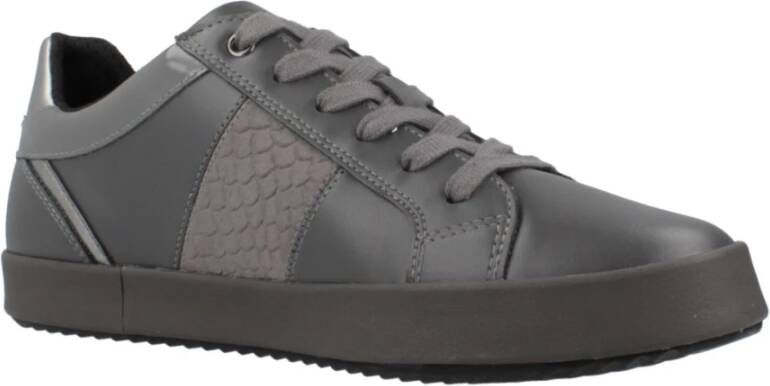 Geox Bloemen Sneakers voor Vrouwen Gray Dames