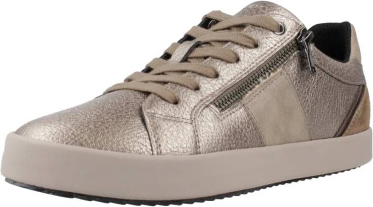 Geox Bloemen Sneakers voor Vrouwen Gray Dames