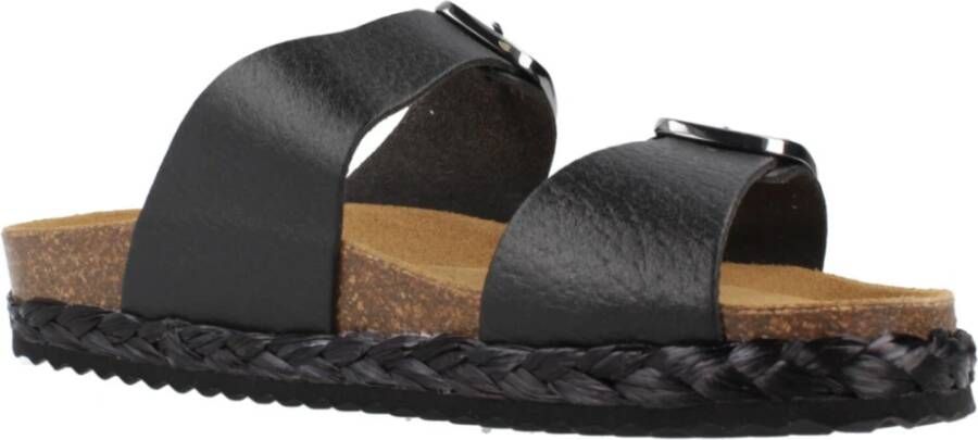 Geox Brionia High Sliders Black Dames