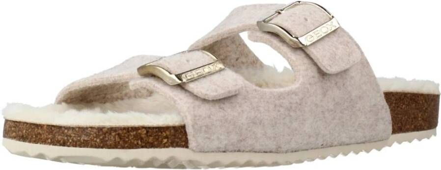 Geox Brionia Sliders Pink Dames