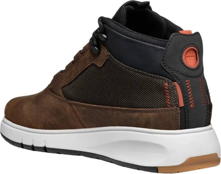 Geox Bruine Casual Herenlaarzen Brown Heren