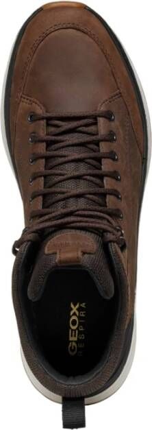 Geox Bruine Casual Herenlaarzen Brown Heren