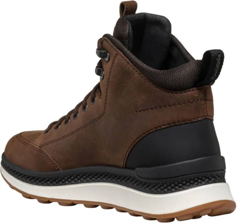 Geox Bruine Casual Herenlaarzen Brown Heren