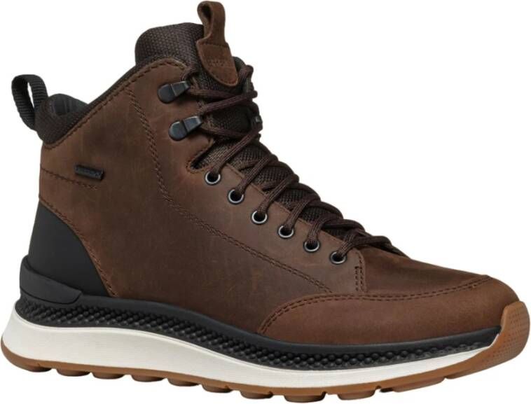 Geox Bruine Casual Herenlaarzen Brown Heren