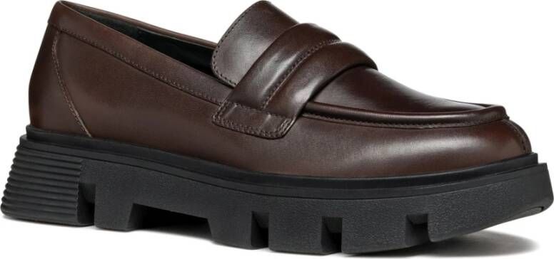 Geox Bruine Dames Loafers Brown Dames