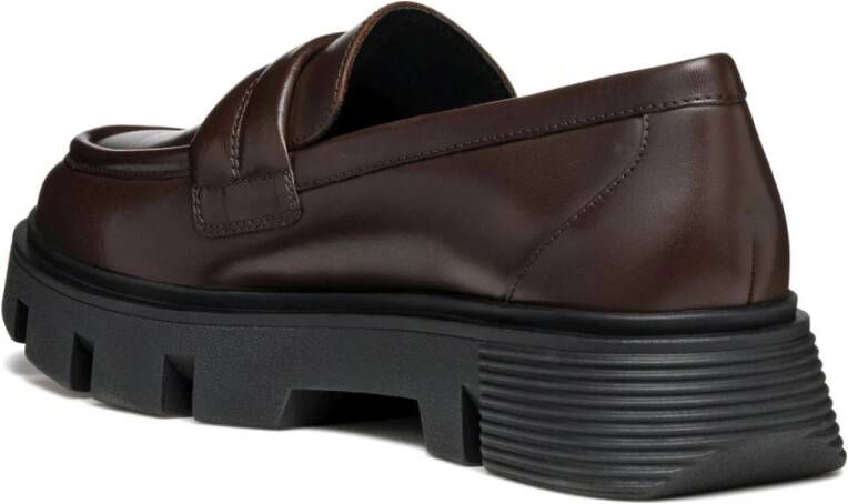 Geox Bruine Dames Loafers Brown Dames