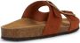 Geox Bruine platte sandalen voor vrouwen Brown Dames - Thumbnail 4