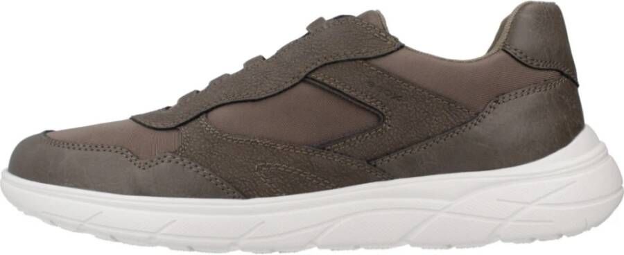 Geox Casual Sneakers met Portello Stijl Brown Heren