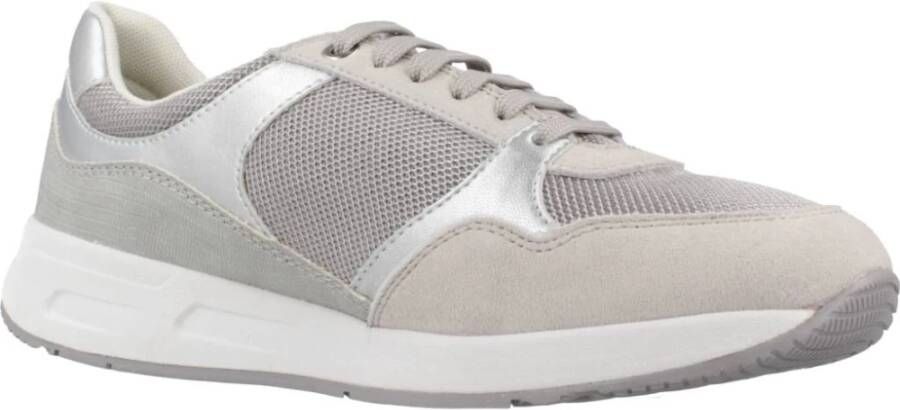 Geox Casual Sneakers voor Dagelijks Gebruik Gray Dames