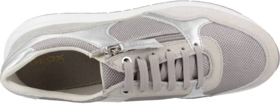 Geox Casual Sneakers voor Dagelijks Gebruik Gray Dames