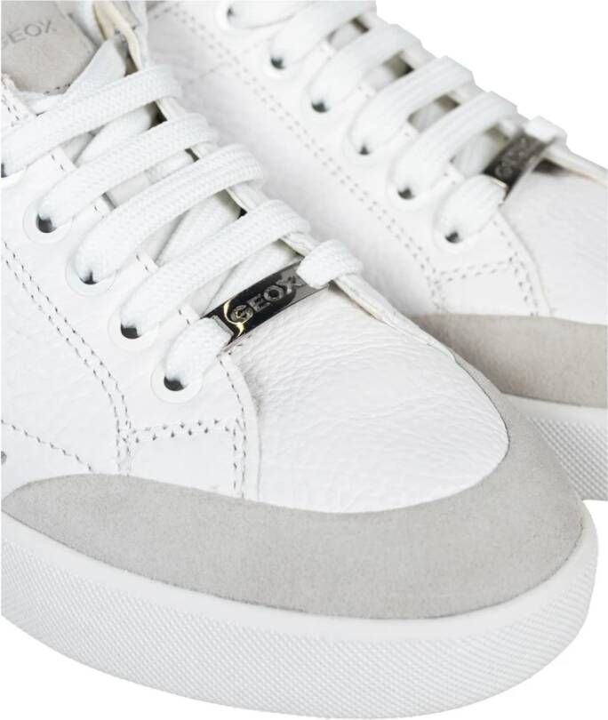 Geox Casual Veterschoenen White Dames