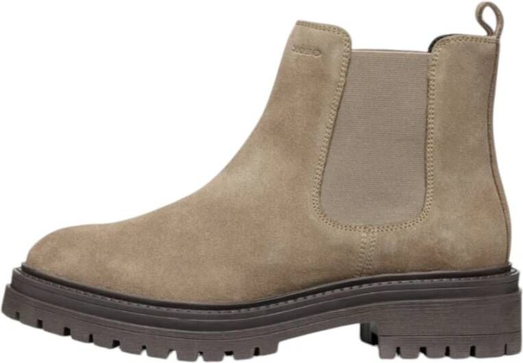 Geox Chelsea Laarzen Beige Dames