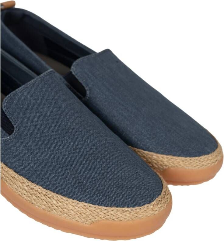 Geox Comfortabele Instap Espadrilles Blue Heren