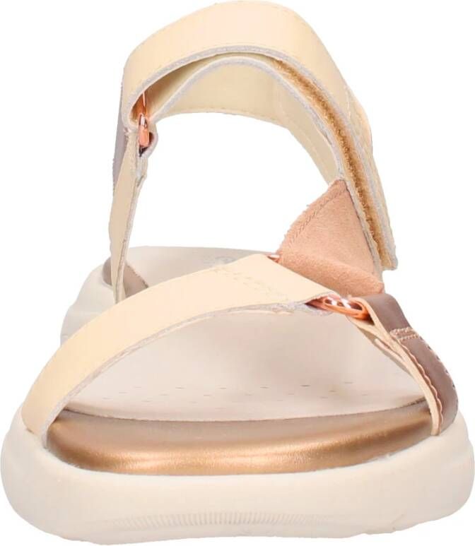 Geox Comfortabele sandaal voor vrouwen Beige Dames