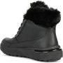 Geox Zwarte Casual Gesloten Platte Booties Black Dames - Thumbnail 4