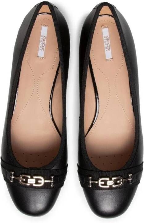 Geox elegante gesloten ballerinas Zwart Dames