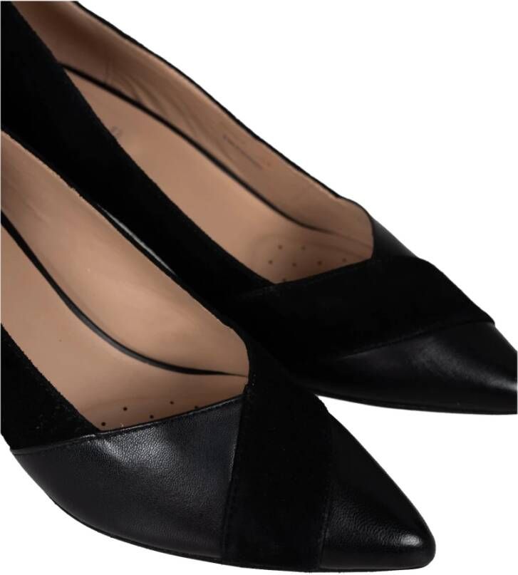 Geox Elegante puntige stiletto hakken Black Dames