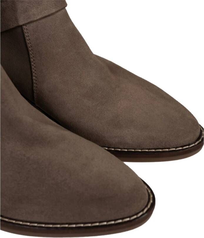 Geox Elegante Rits Enkellaarzen Brown Dames