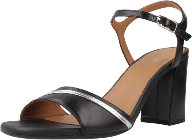 Geox Elegante Sandalen met Bandjes Black Dames