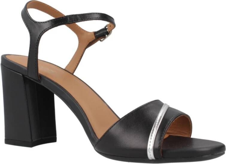 Geox Elegante Sandalen met Bandjes Black Dames