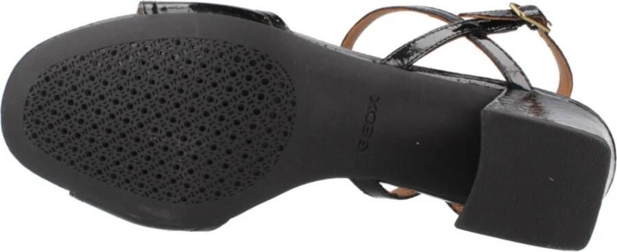 Geox Elegante Sandalen voor Vrouwen Black Dames