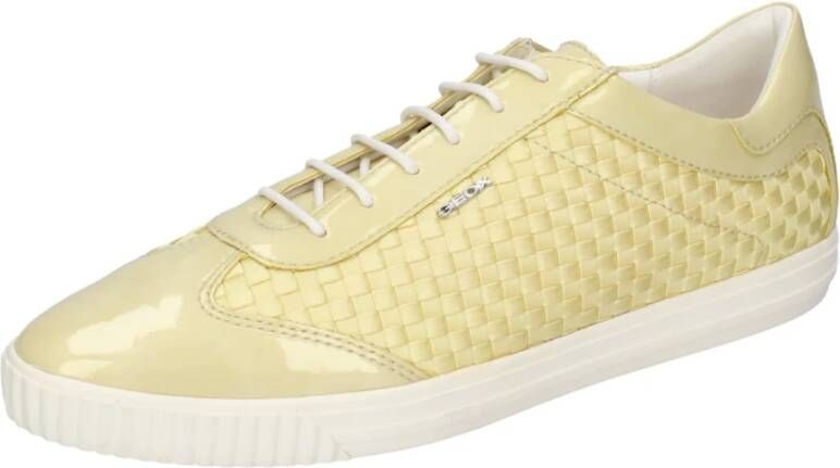 Geox Elegante textielschoenen voor vrouwen Yellow Dames