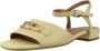 Geox Elegante Zomer Platte Sandalen voor Vrouwen Yellow Dames - Thumbnail 6