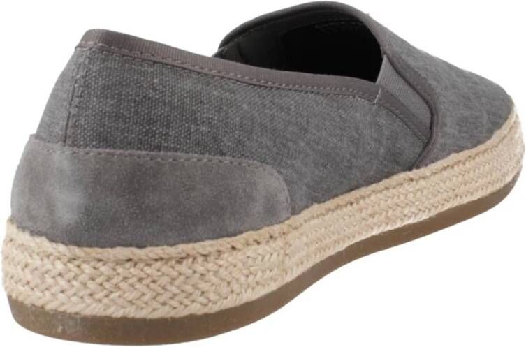 Geox Stijlvolle Heren Espadrilles voor Casual Gelegenheden Gray Heren