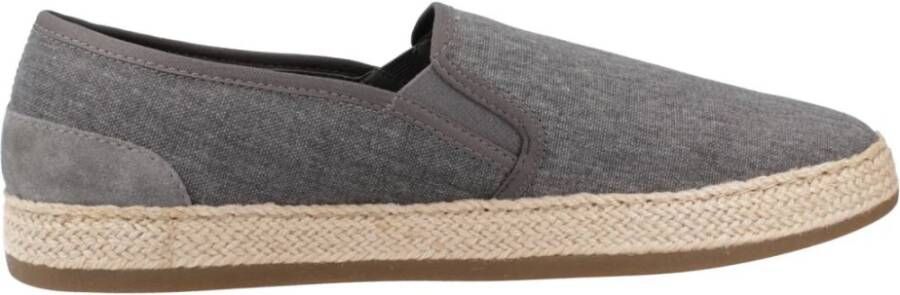 Geox Stijlvolle Heren Espadrilles voor Casual Gelegenheden Gray Heren