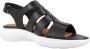 Geox Comfortabele platte sandalen voor vrouwen Black Dames - Thumbnail 6