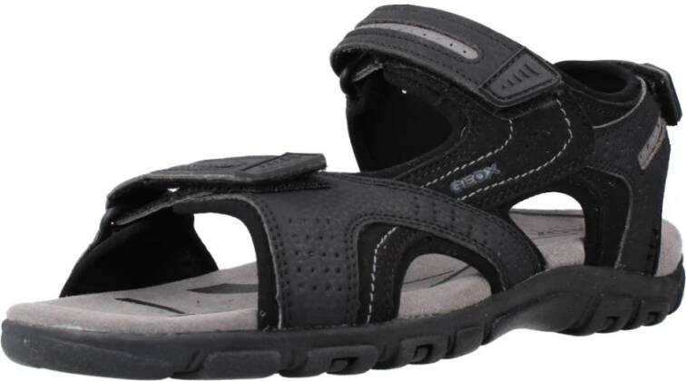 Geox Heren Platte Sandalen Black Heren