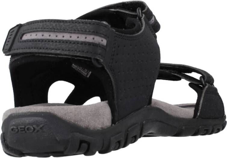 Geox Heren Platte Sandalen Black Heren