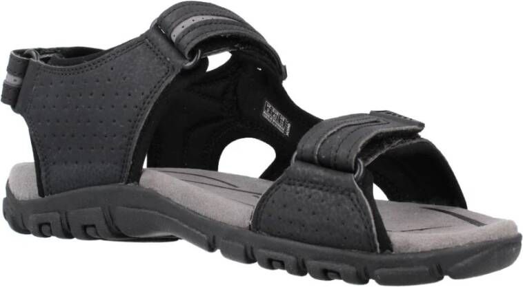 Geox Heren Platte Sandalen Black Heren