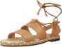 Geox Stijlvolle Platte Sandalen Brown Dames - Thumbnail 4