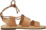 Geox Stijlvolle Platte Sandalen Brown Dames - Thumbnail 6