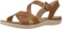 Geox Stijlvolle Platte Sandalen Brown Dames - Thumbnail 3