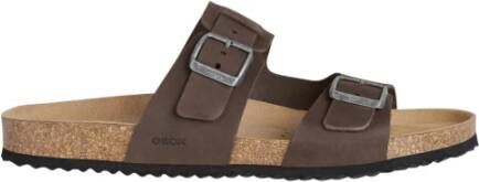 Geox Flat Sandals Bruin Heren