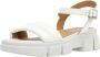 Geox Comfortabele platte sandalen voor vrouwen White Dames - Thumbnail 2