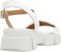 Geox Comfortabele platte sandalen voor vrouwen White Dames - Thumbnail 3