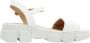 Geox Comfortabele platte sandalen voor vrouwen White Dames - Thumbnail 4