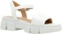 Geox Comfortabele platte sandalen voor vrouwen White Dames - Thumbnail 5
