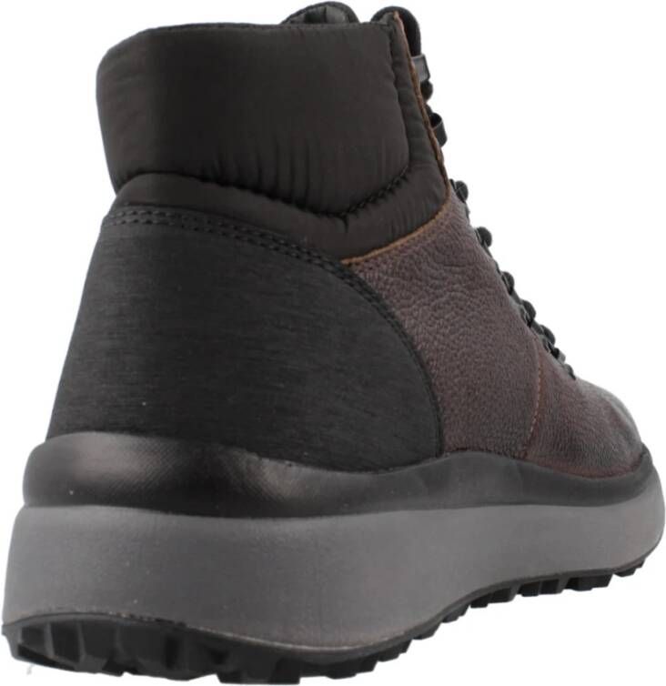 Geox Granito Veterschoenen met Grip Brown Heren